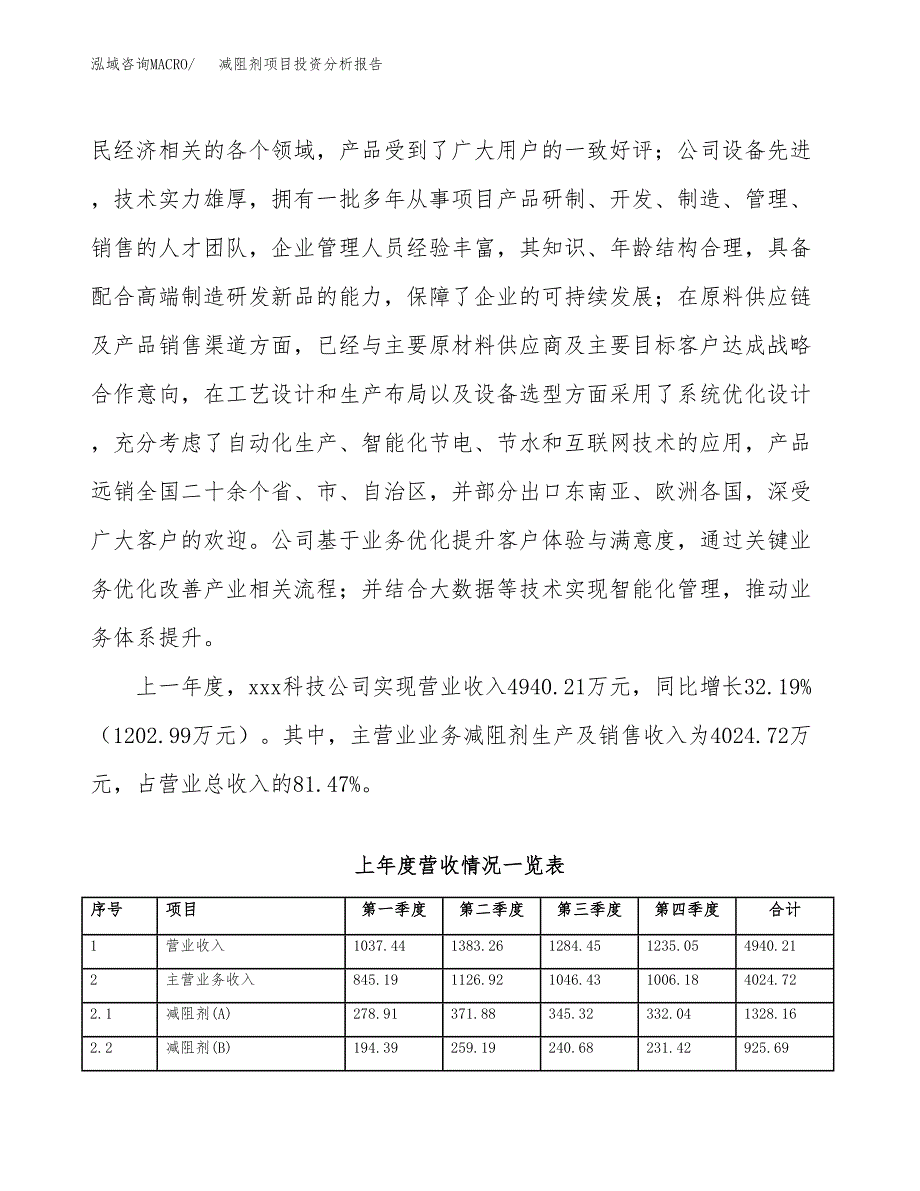 减阻剂项目投资分析报告（总投资3000万元）（15亩）_第3页