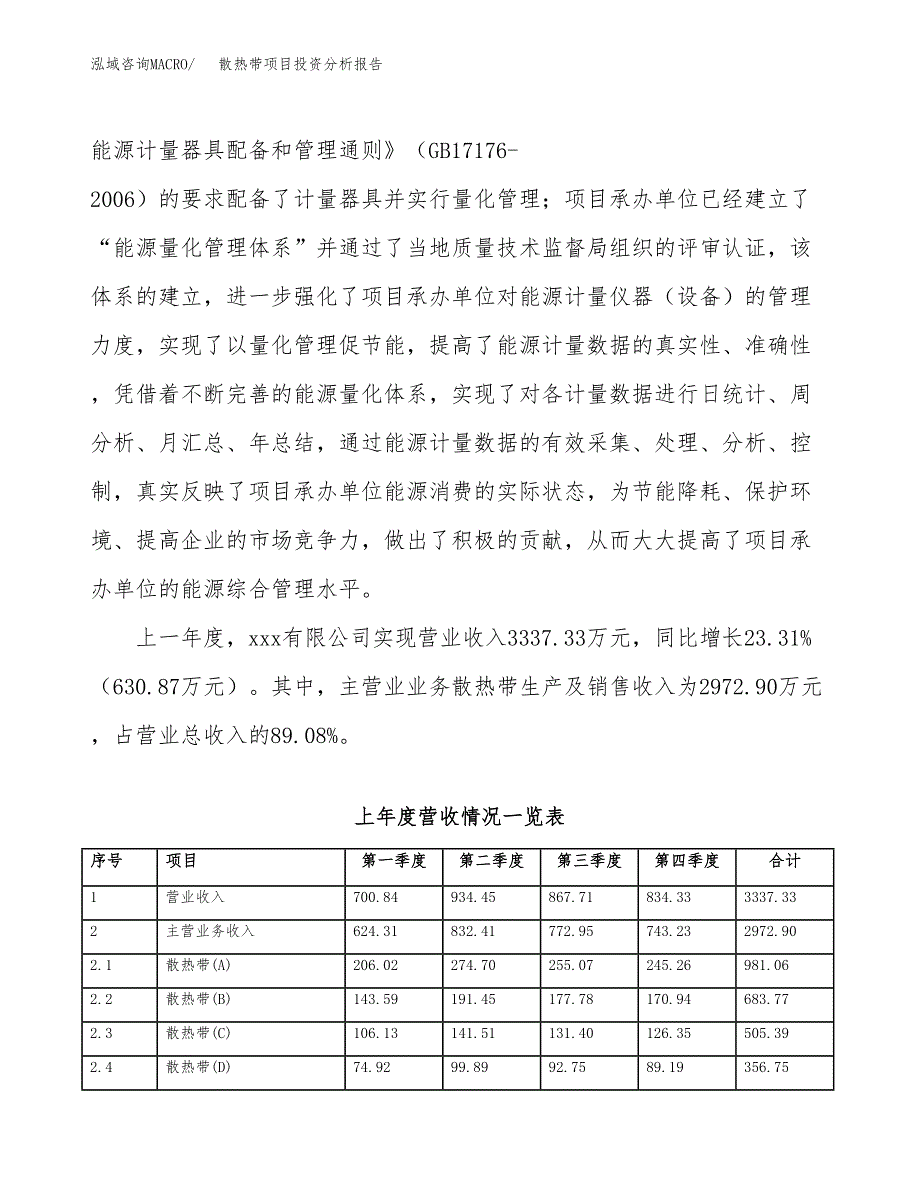 散热带项目投资分析报告（总投资2000万元）（10亩）_第3页