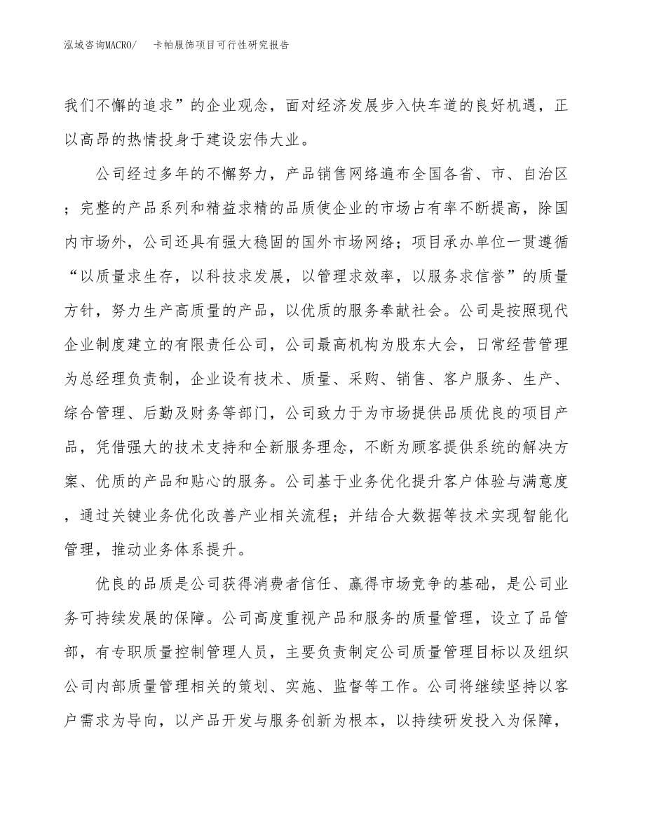 卡帕服饰项目可行性研究报告汇报设计.docx_第5页