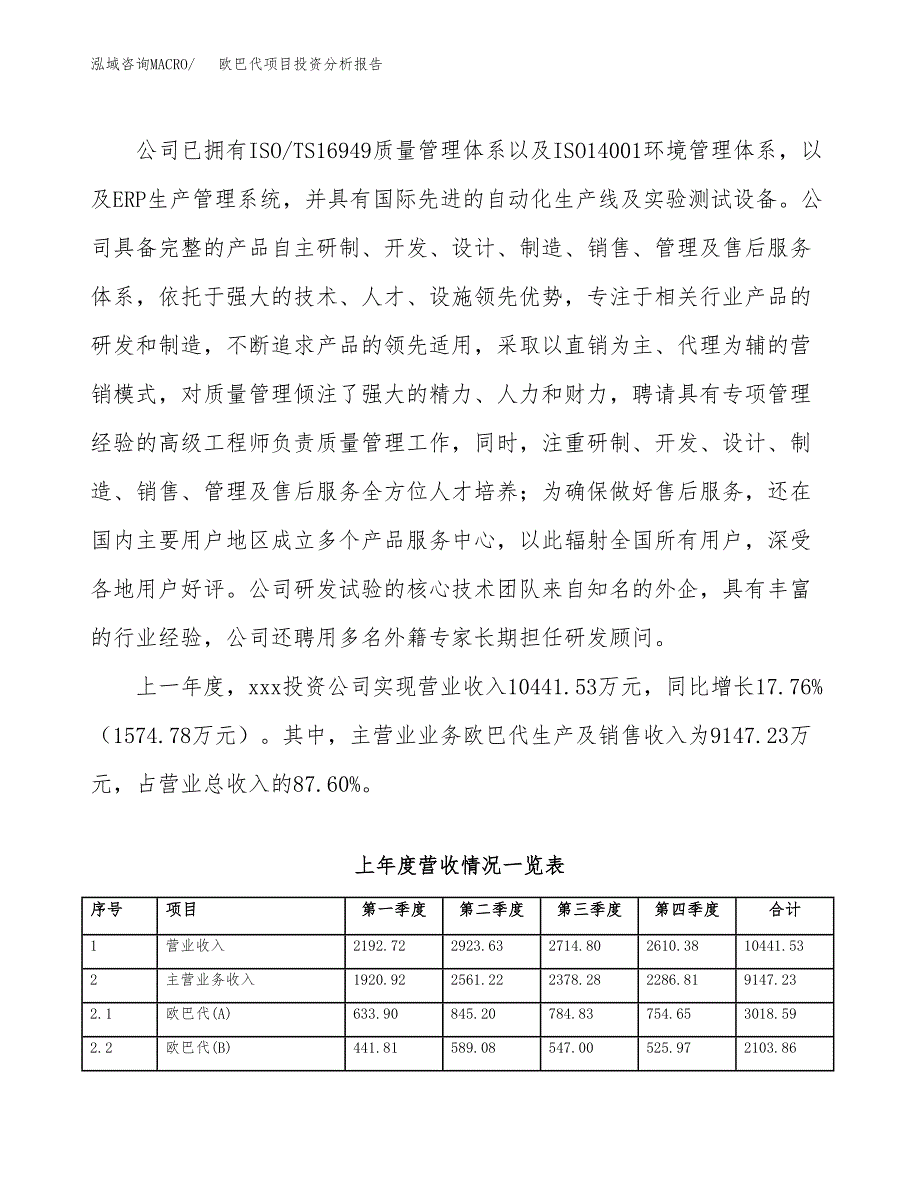 欧巴代项目投资分析报告（总投资8000万元）（36亩）_第3页