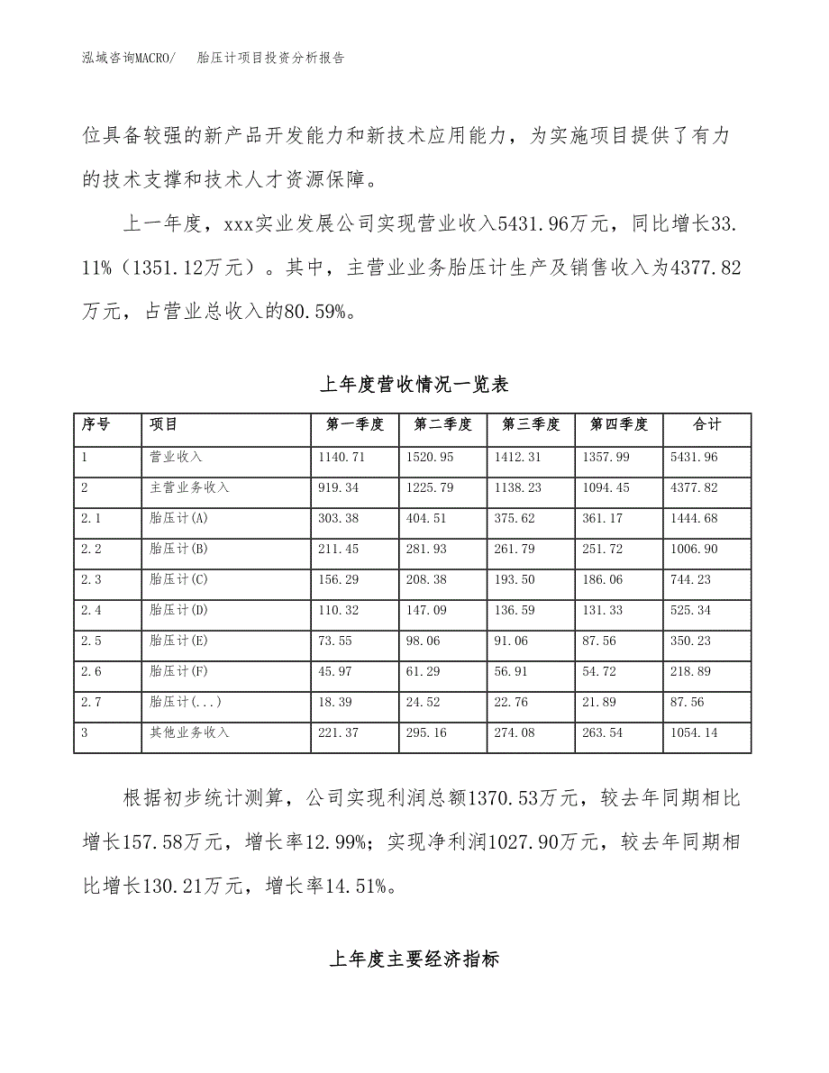 胎压计项目投资分析报告（总投资3000万元）（12亩）_第3页