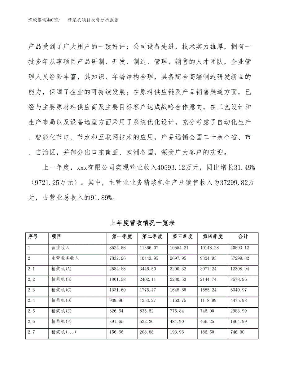 精浆机项目投资分析报告（总投资22000万元）（88亩）_第3页