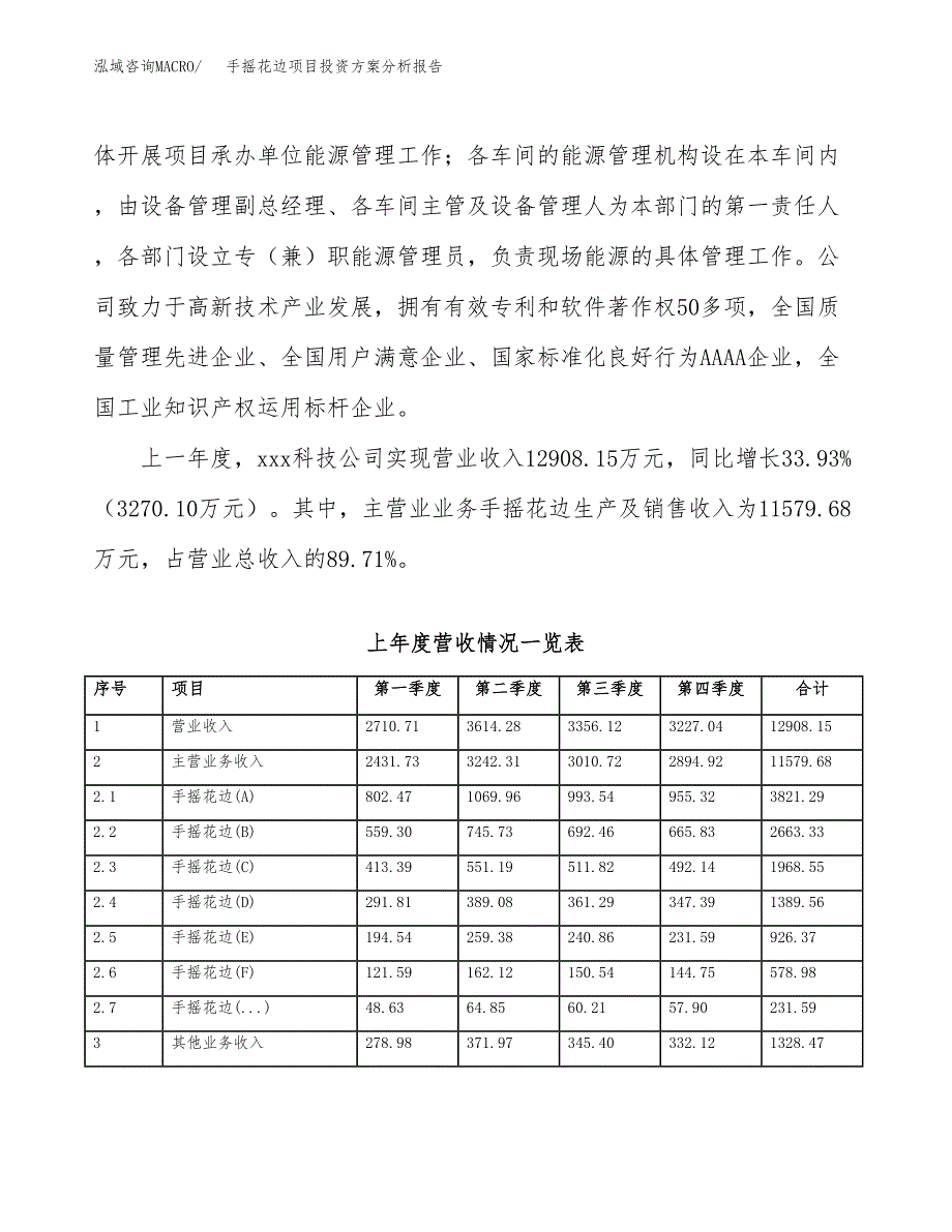 手摇花边项目投资方案分析报告.docx_第2页