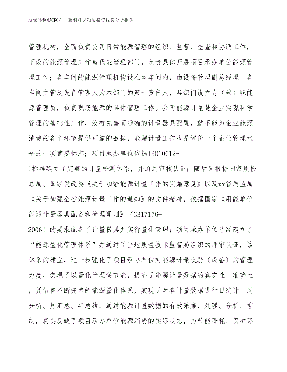 藤制灯饰项目投资经营分析报告模板.docx_第2页