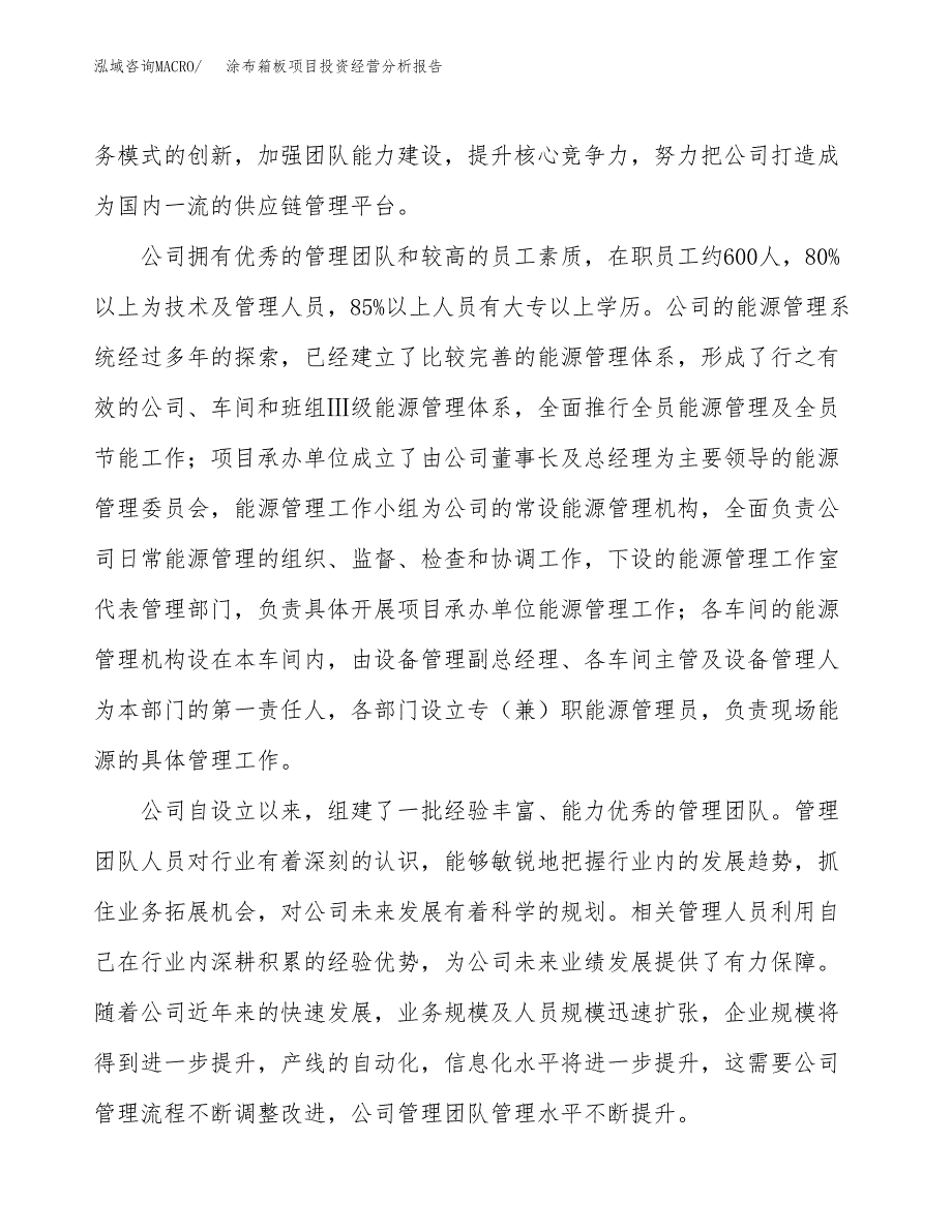 涂布箱板项目投资经营分析报告模板.docx_第2页