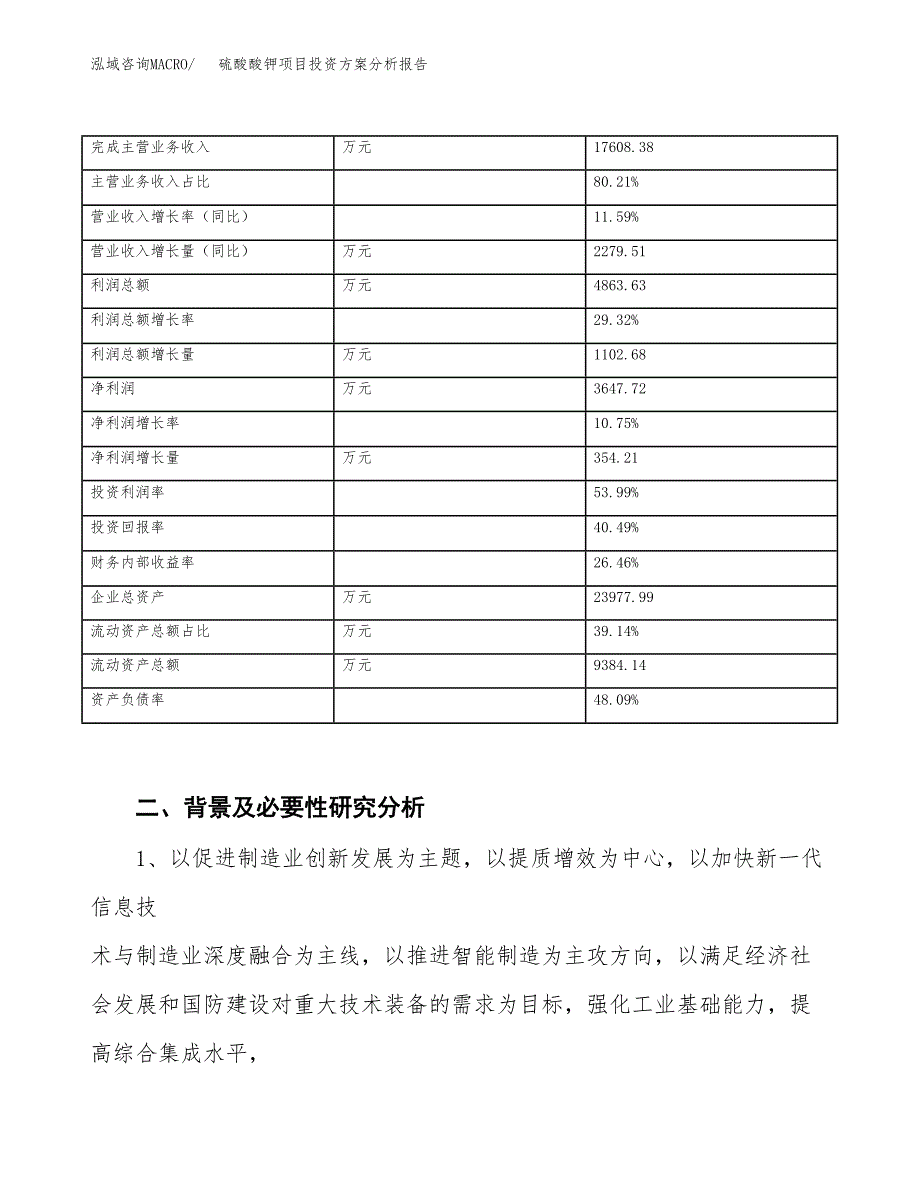 硫酸酸钾项目投资方案分析报告.docx_第3页