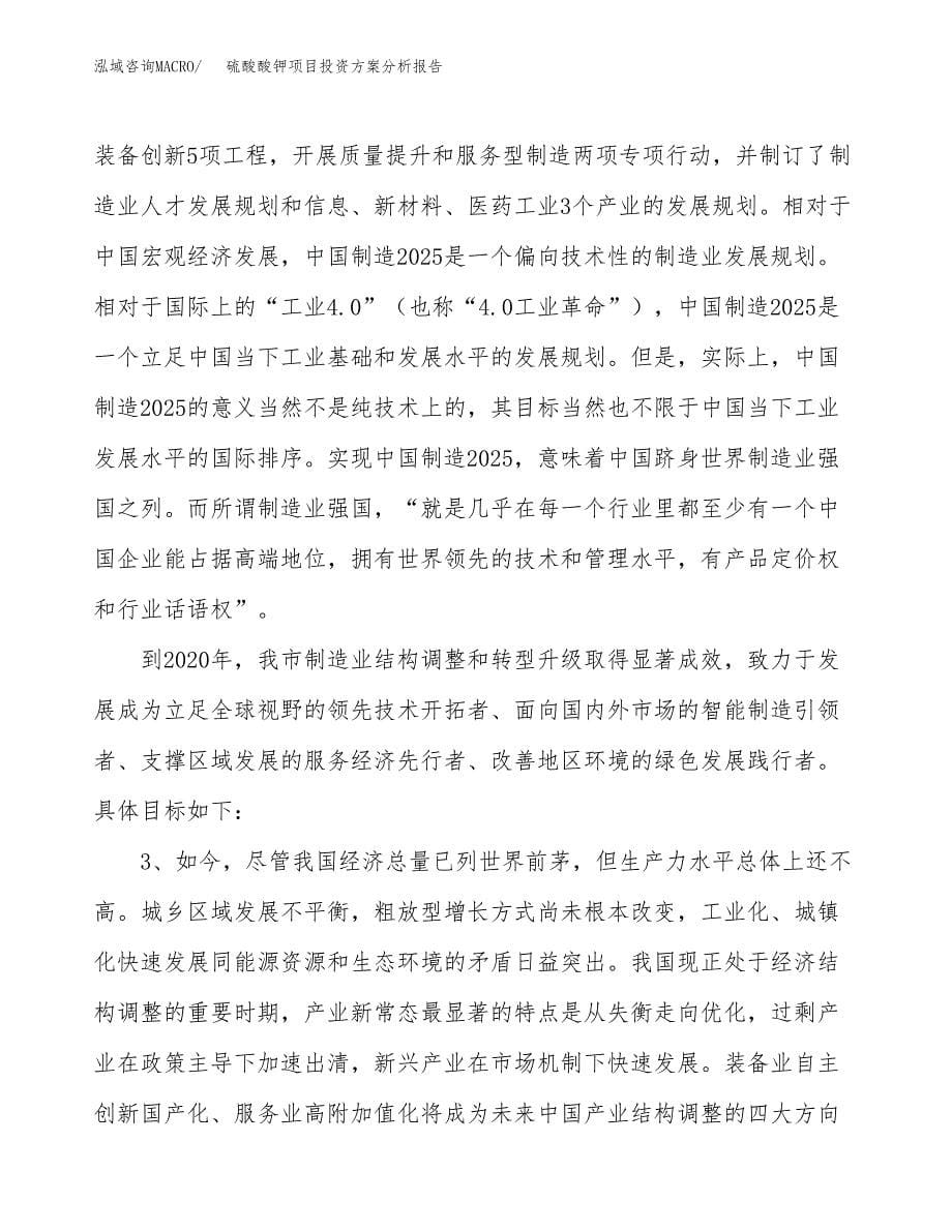 硫酸酸钾项目投资方案分析报告.docx_第5页