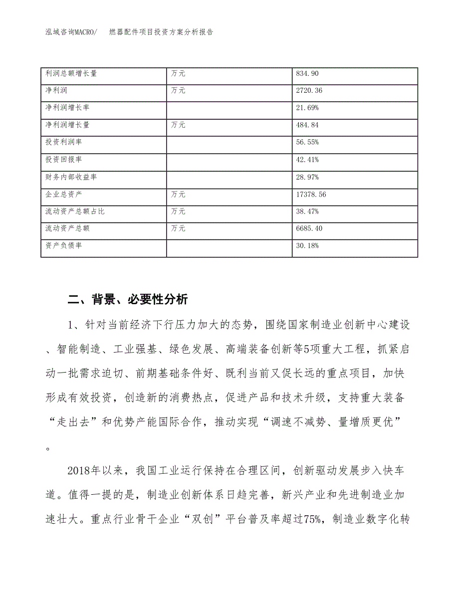 燃器配件项目投资方案分析报告.docx_第4页