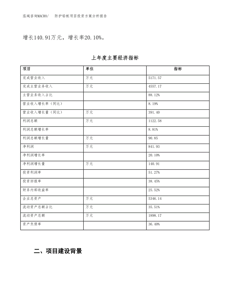 防护铅板项目投资方案分析报告.docx_第3页