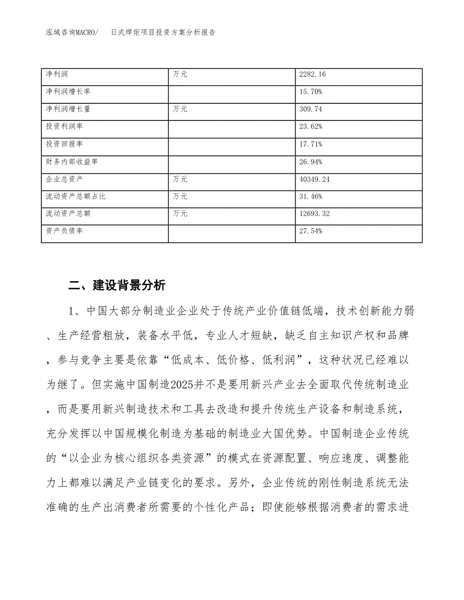 日式焊炬项目投资方案分析报告.docx_第3页