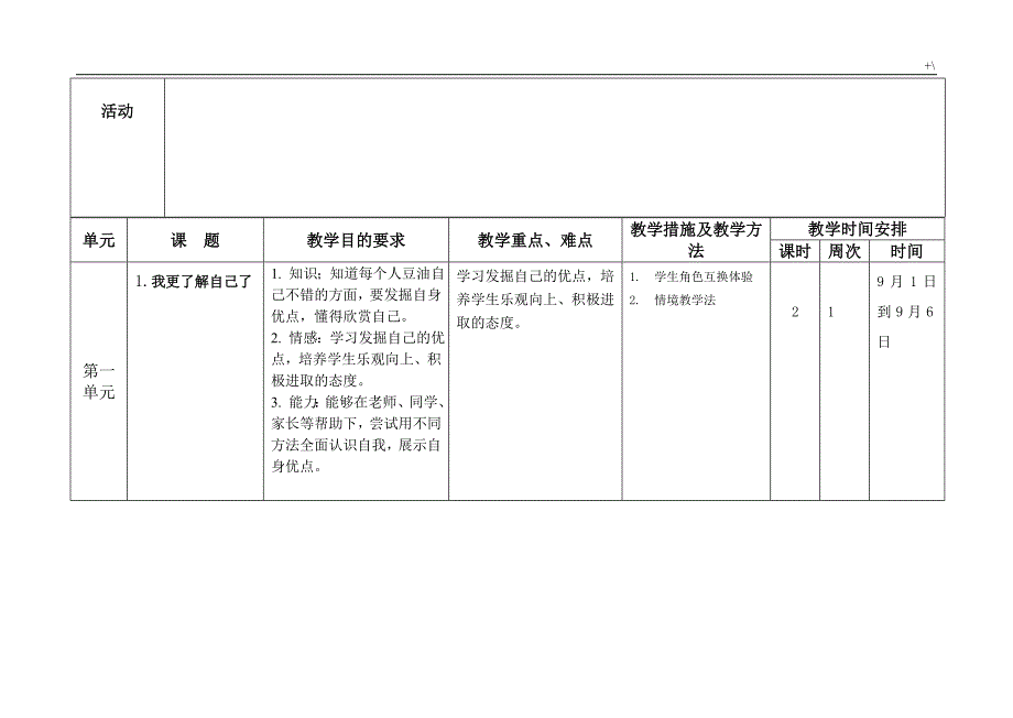 五年级上册道德与法治教学方针计划_第3页