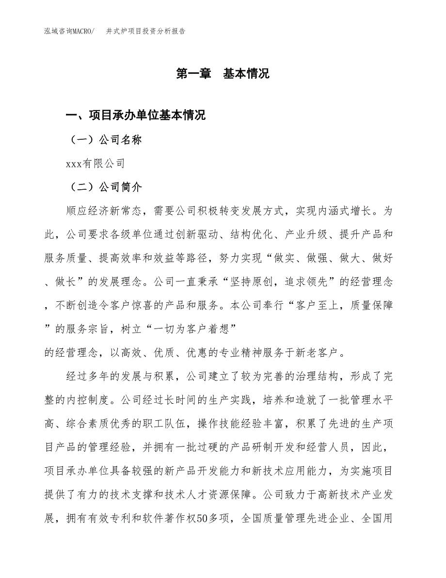 井式炉项目投资分析报告（总投资16000万元）（66亩）_第2页