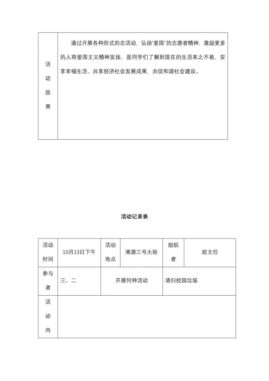 章锦小学志愿者活动记录_第5页