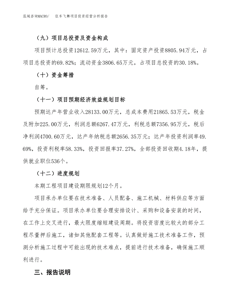 狂车飞舞项目投资经营分析报告模板.docx_第4页