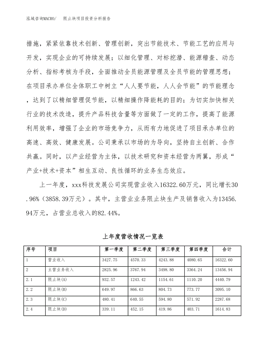 限止块项目投资分析报告（总投资19000万元）（72亩）_第3页