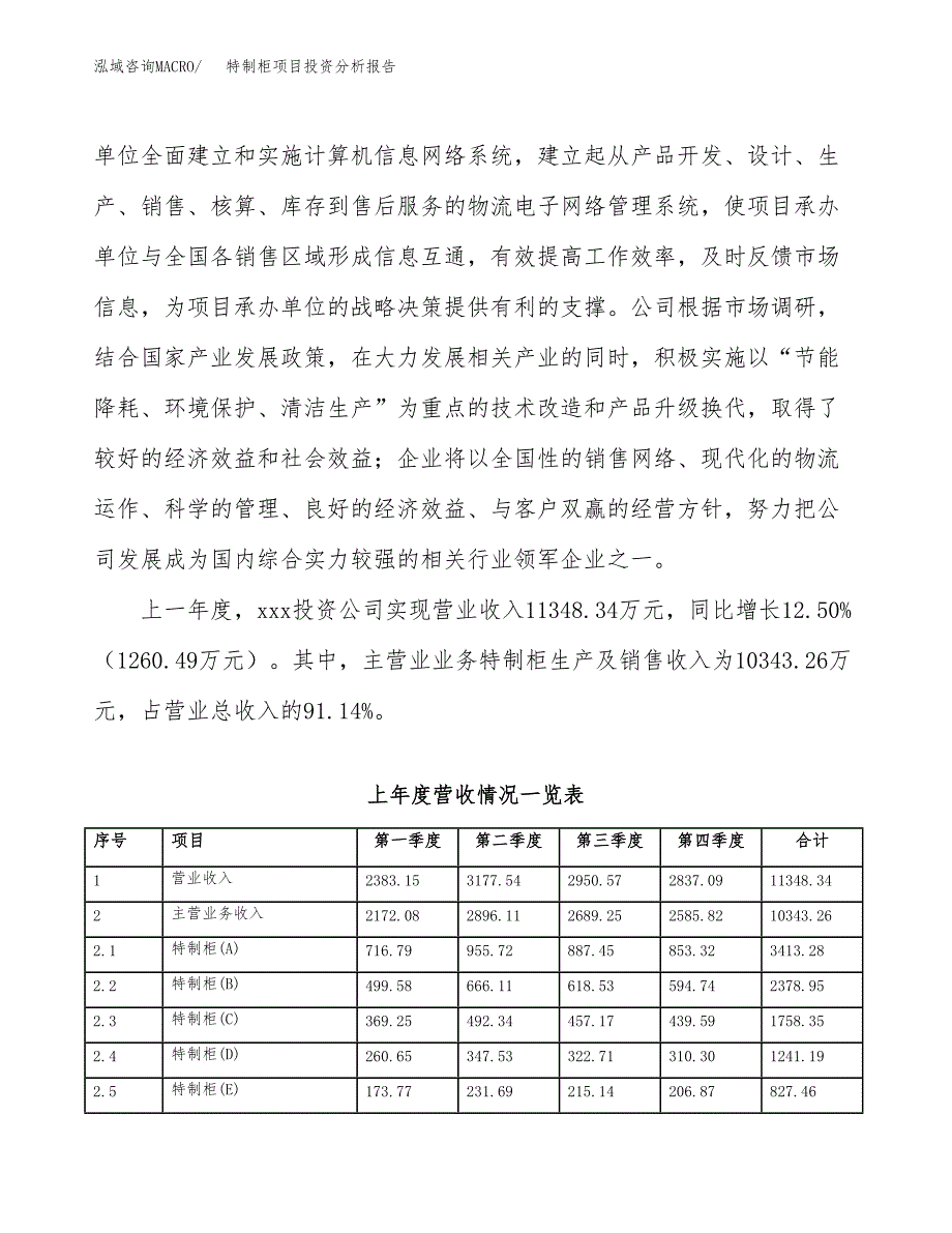 特制柜项目投资分析报告（总投资11000万元）（44亩）_第3页