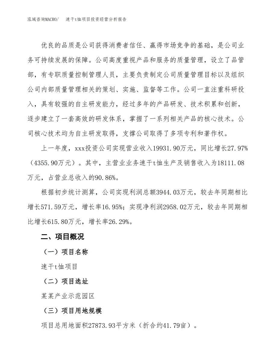 速干t恤项目投资经营分析报告模板.docx_第2页