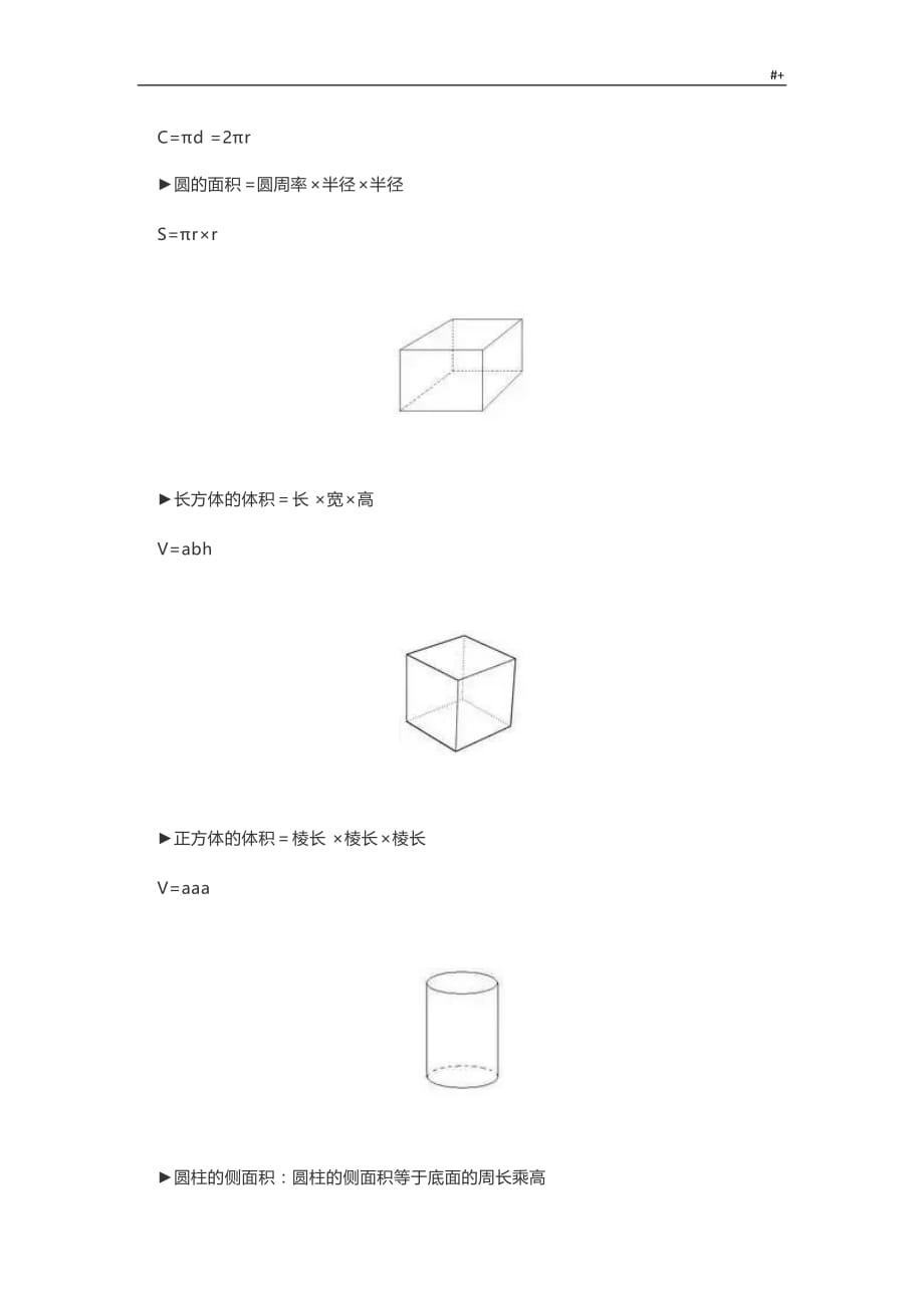 小升初中数学定律公式汇总,考试-必备_第3页