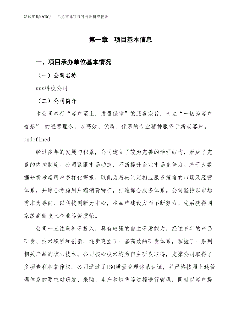 尼龙雪裤项目可行性研究报告汇报设计.docx_第4页