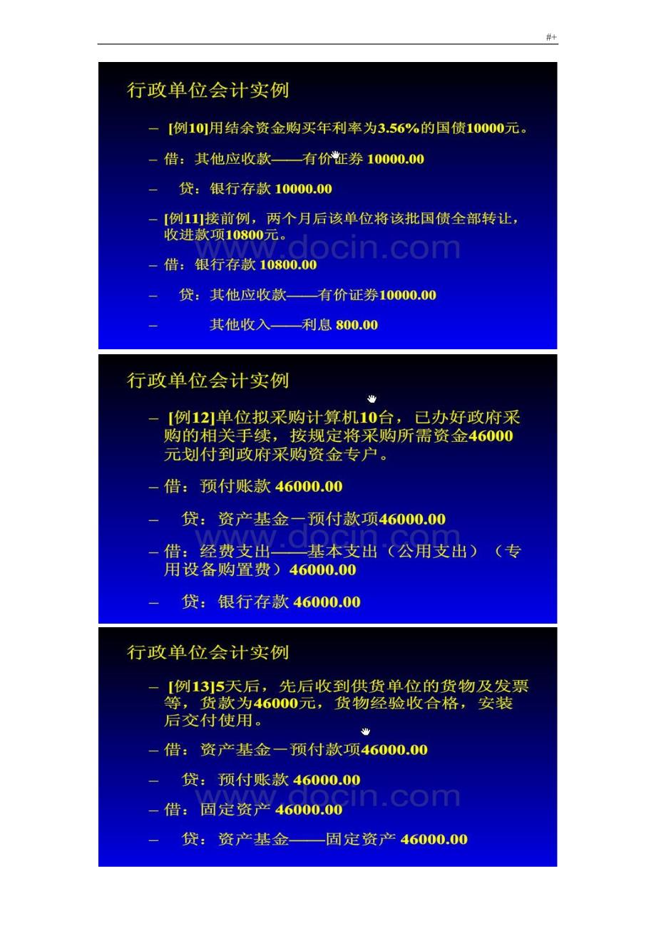 新行政单位会计制度章程-之完整编辑实例会计分录_第3页