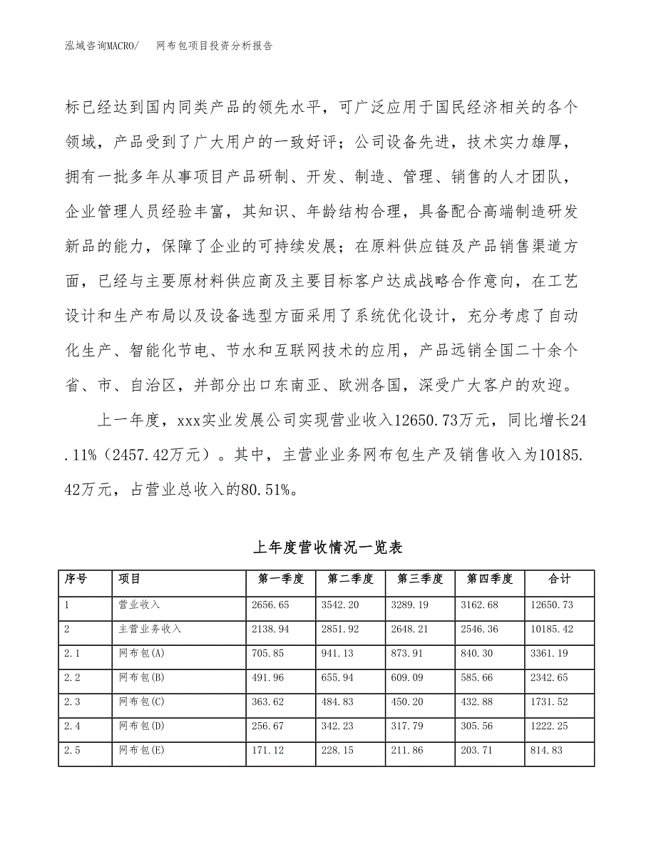 网布包项目投资分析报告（总投资13000万元）（54亩）_第3页