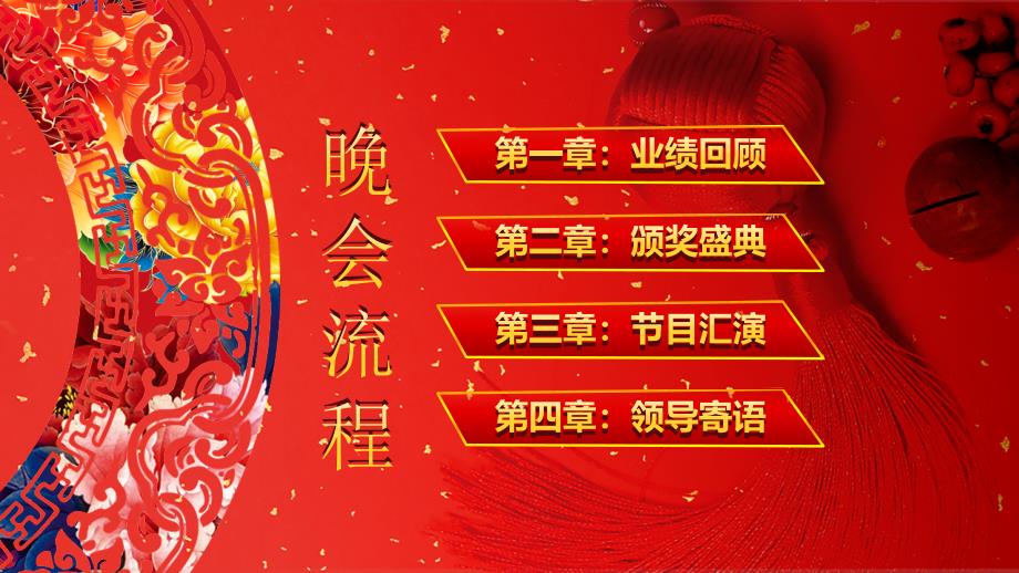 34-大气中国风开门红公司年会颁奖PPT模板_第4页