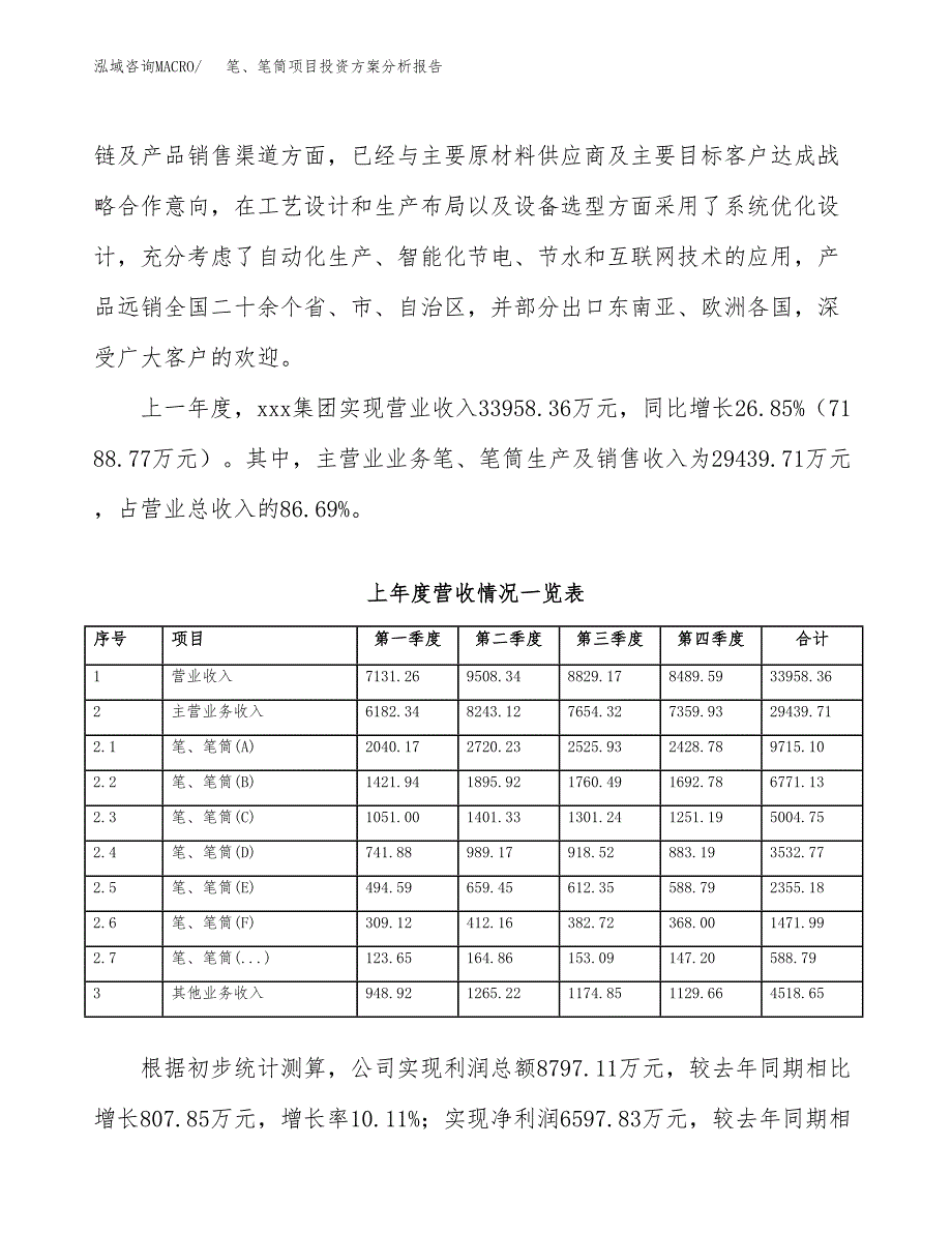 笔、笔筒项目投资方案分析报告.docx_第2页