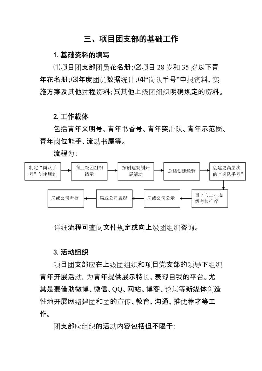 中建三局项目团支部工作简易操作手册_第5页