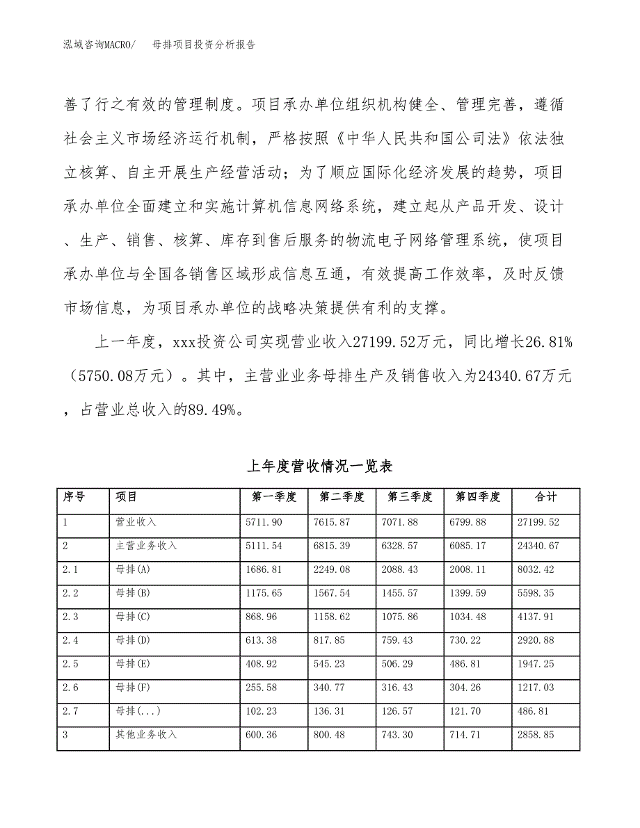 母排项目投资分析报告（总投资14000万元）（50亩）_第3页