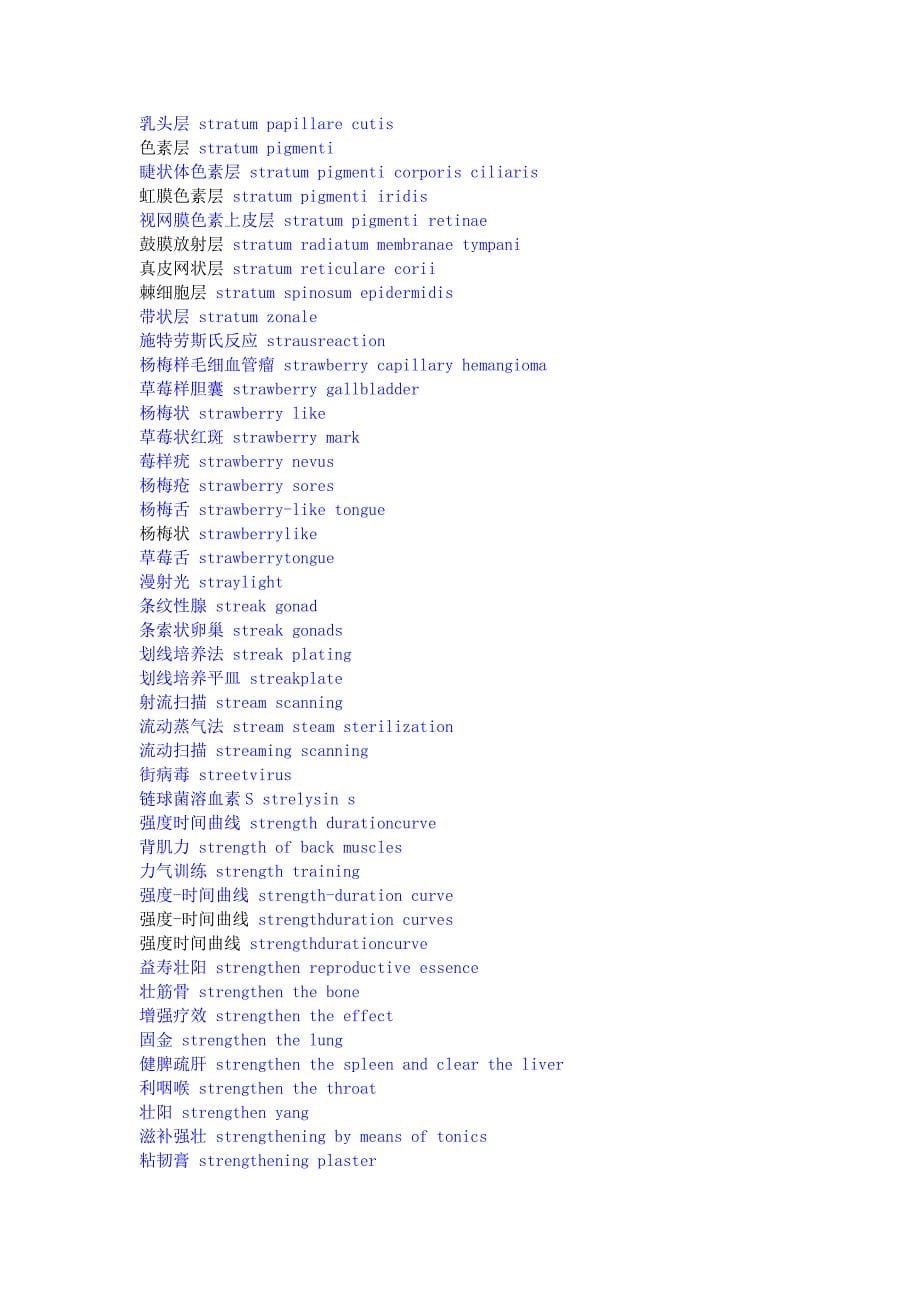 医学专业词汇在线翻译、医学专业英语词典、医学术语英文翻译_第5页