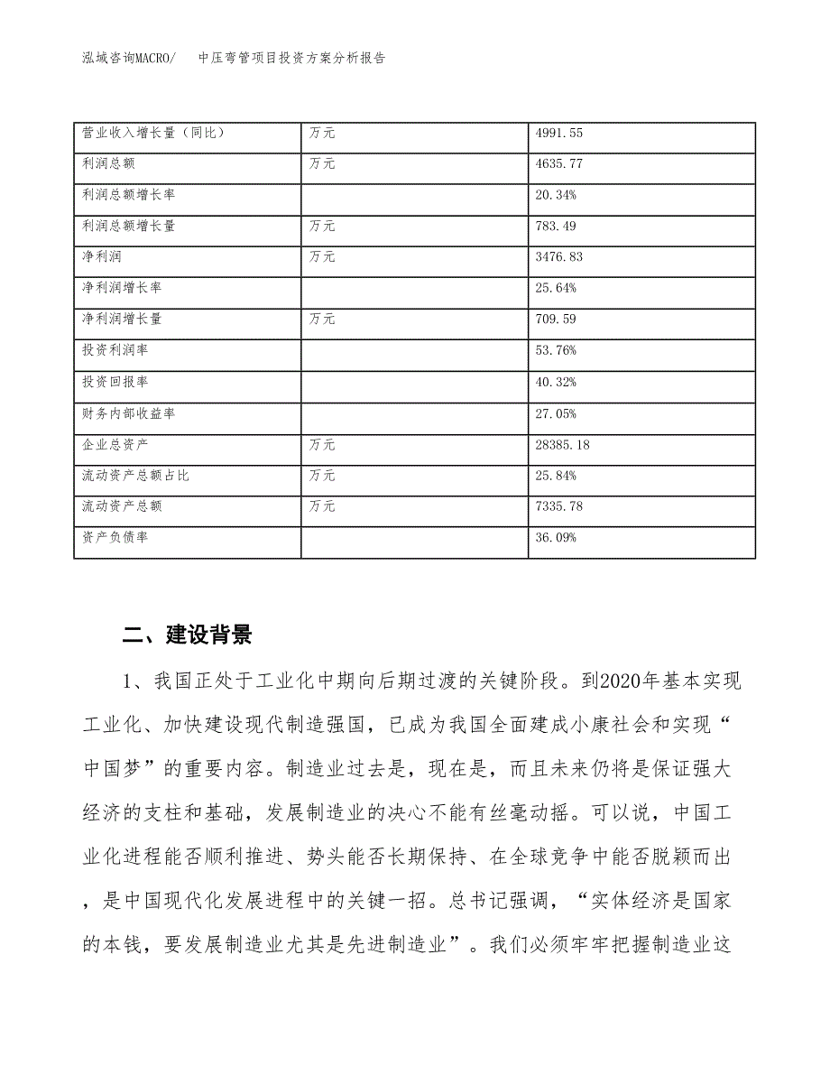 中压弯管项目投资方案分析报告.docx_第3页