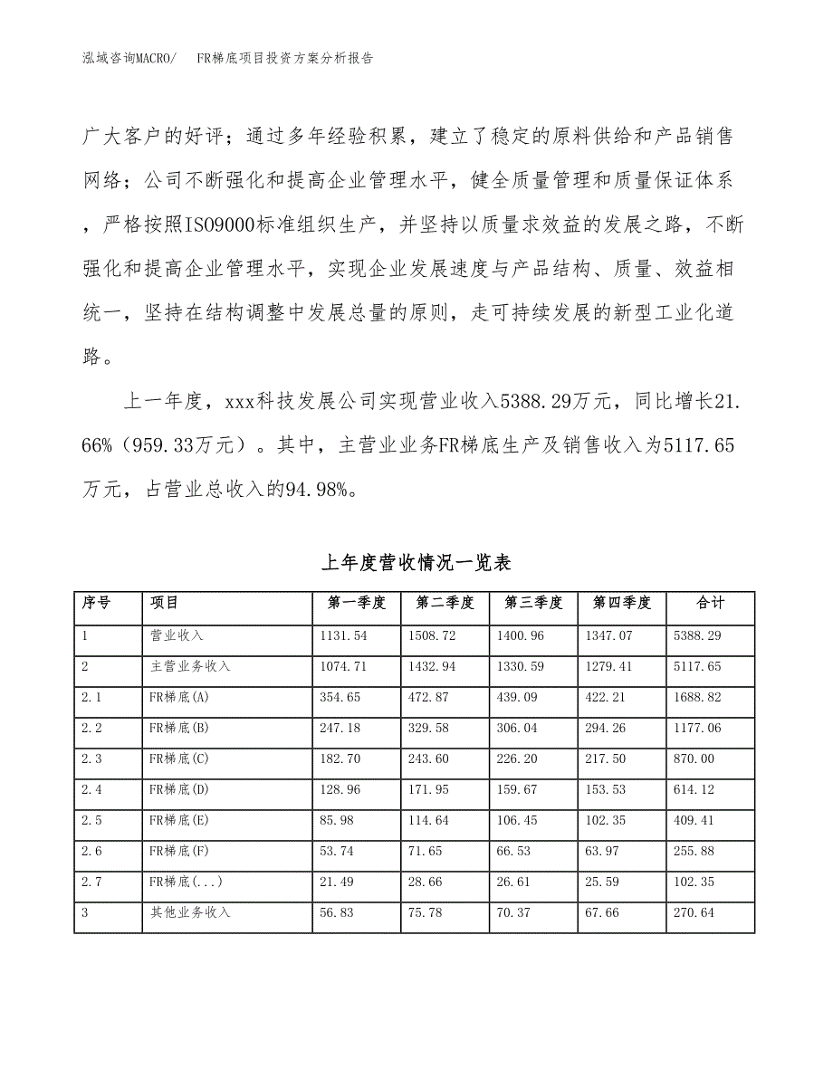 FR梯底项目投资方案分析报告.docx_第2页