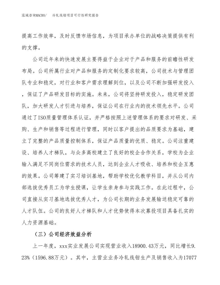 冷轧线钳项目可行性研究报告汇报设计.docx_第5页