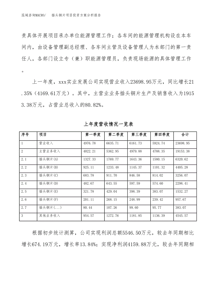 插头铜片项目投资方案分析报告.docx_第2页