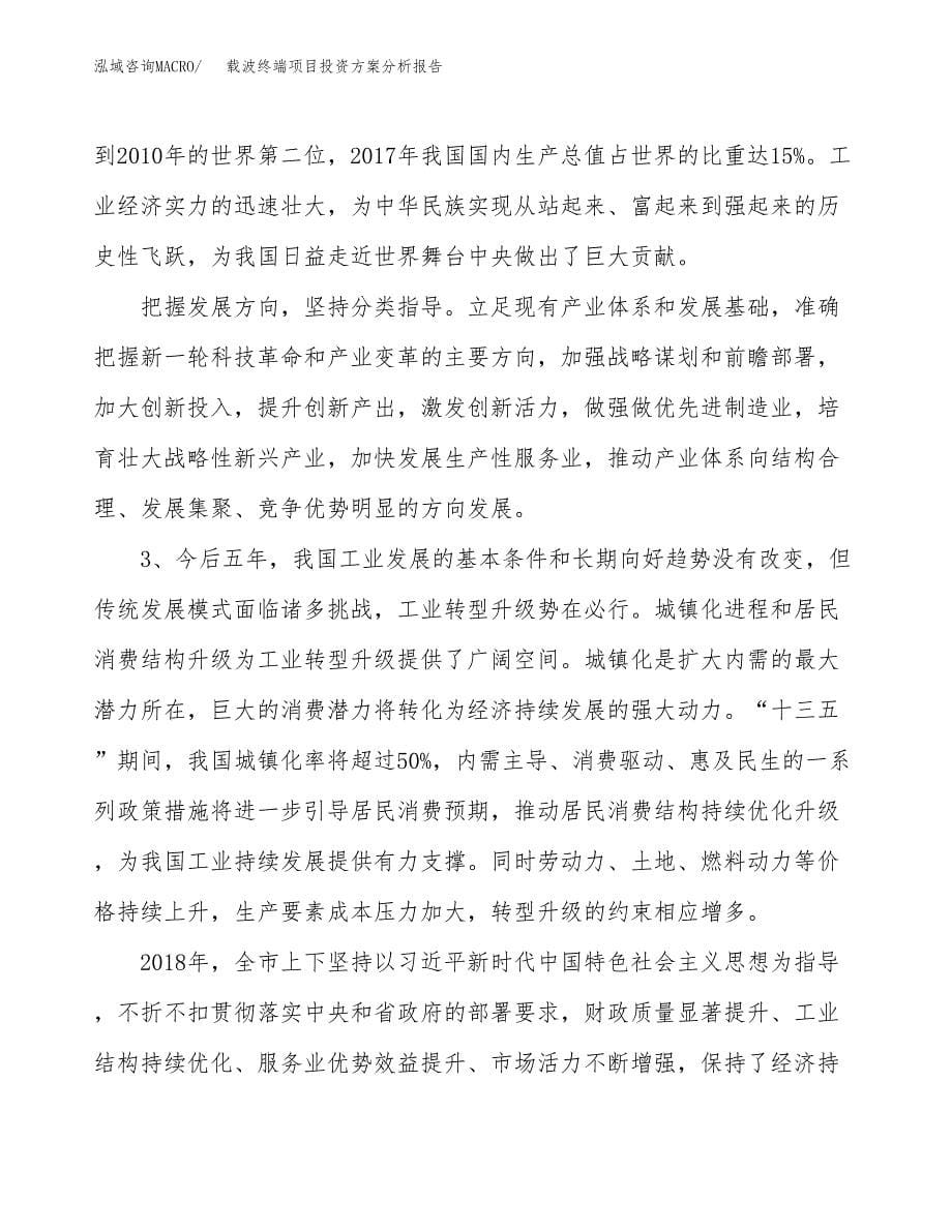 载波终端项目投资方案分析报告.docx_第5页