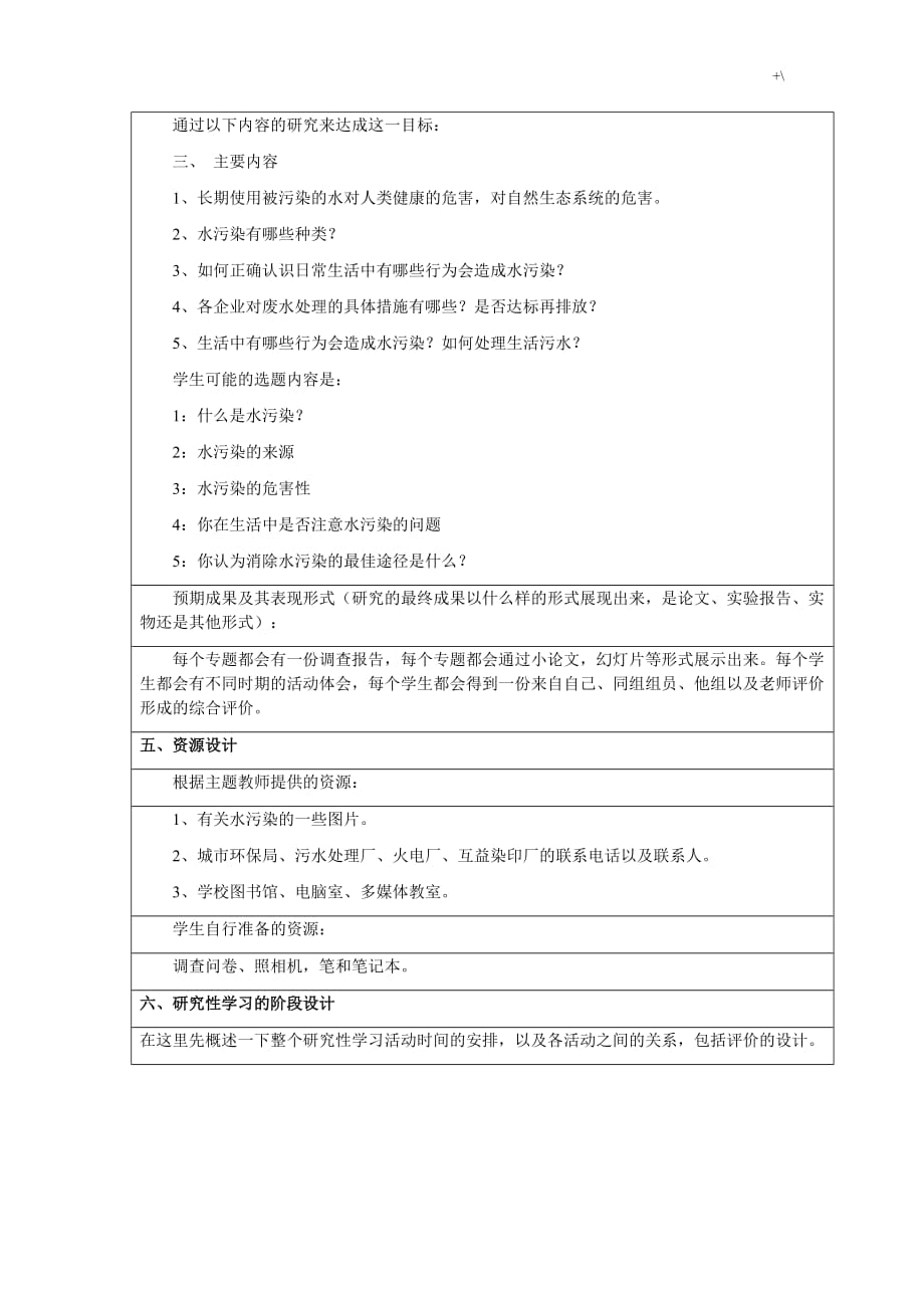 研究性知识材料学习-水污染_第3页