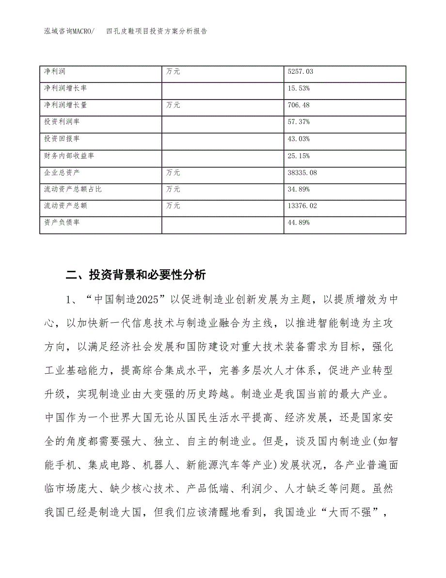 四孔皮鞋项目投资方案分析报告.docx_第3页