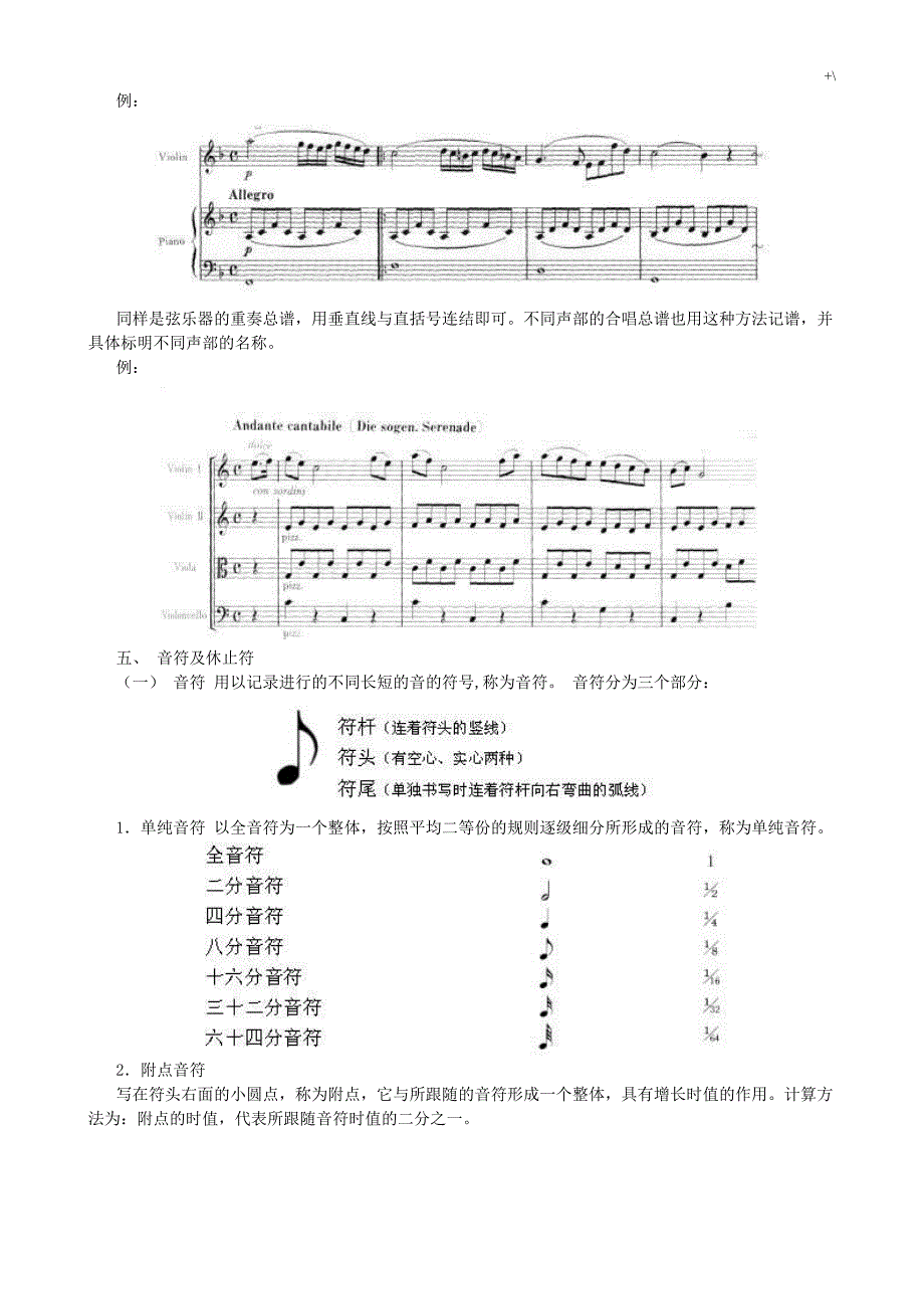 音乐生艺考基本乐理知识材料(完整编辑版)_第4页