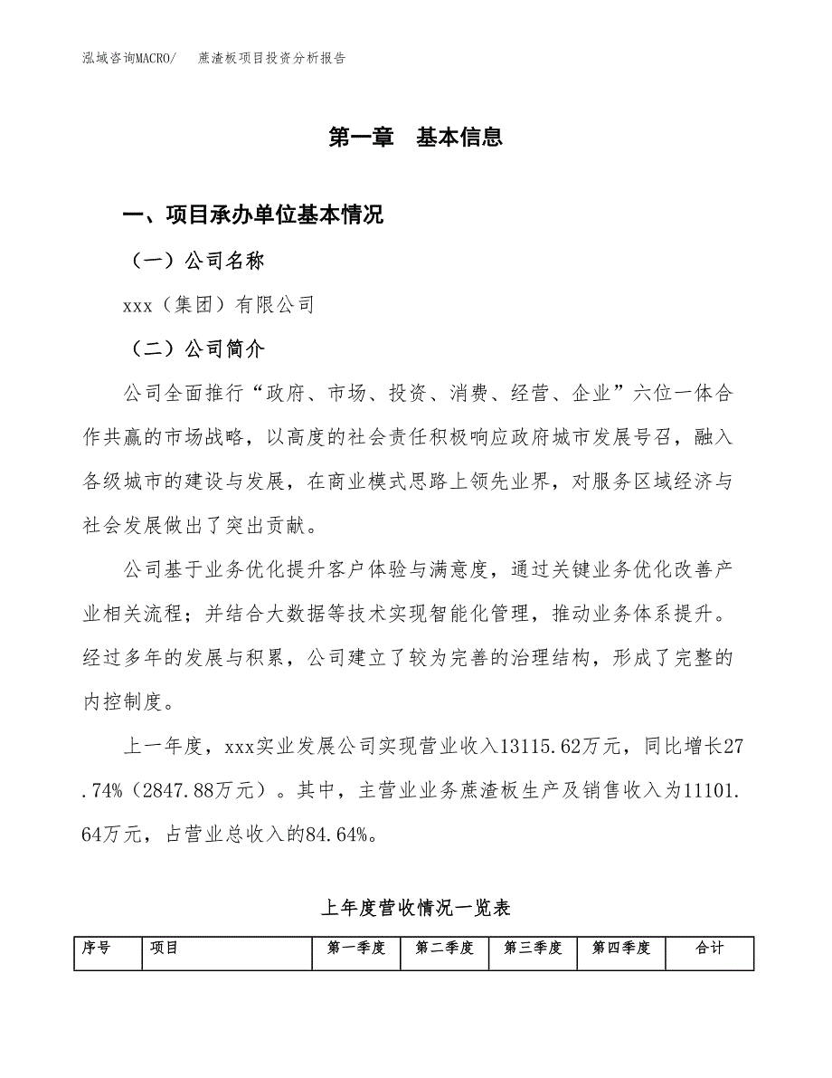 蔗渣板项目投资分析报告（总投资16000万元）（82亩）_第2页