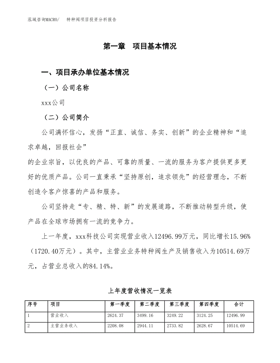 特种阀项目投资分析报告（总投资12000万元）（53亩）_第2页