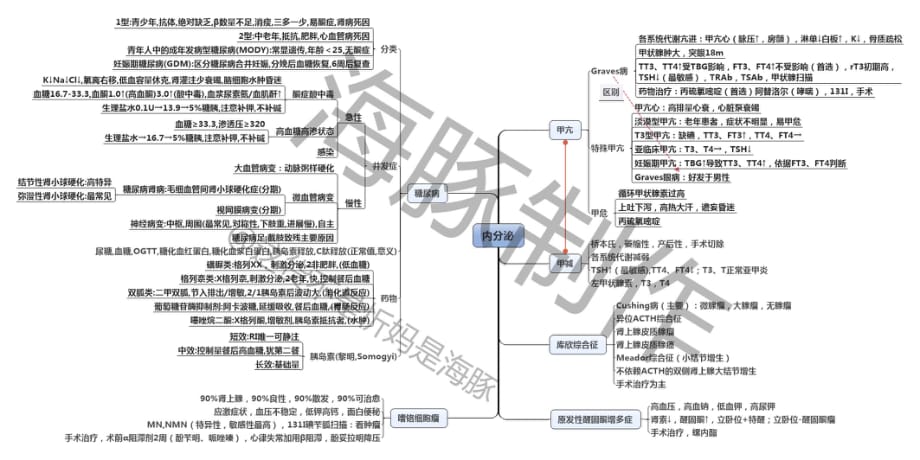 医学思维导图-内科全图_第3页