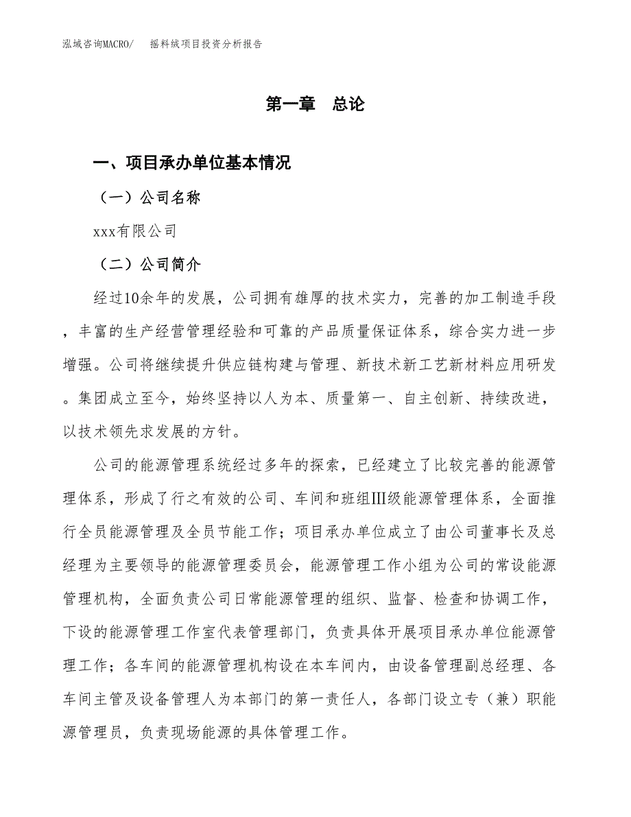 摇料绒项目投资分析报告（总投资18000万元）（65亩）_第2页