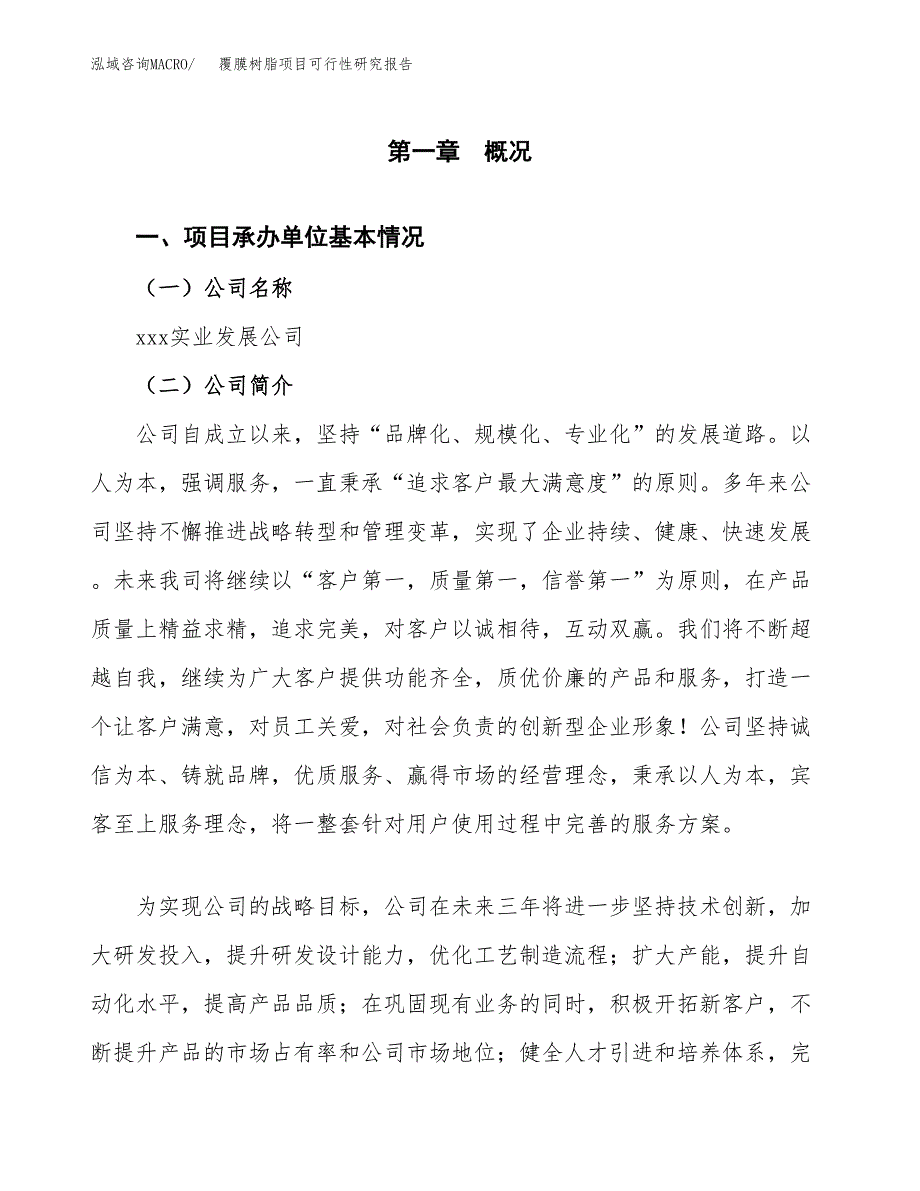 覆膜树脂项目可行性研究报告汇报设计.docx_第4页