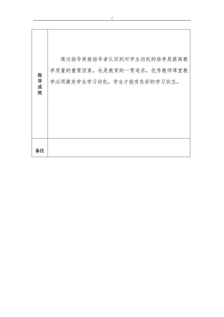 指导青年教师记录材料表_第5页