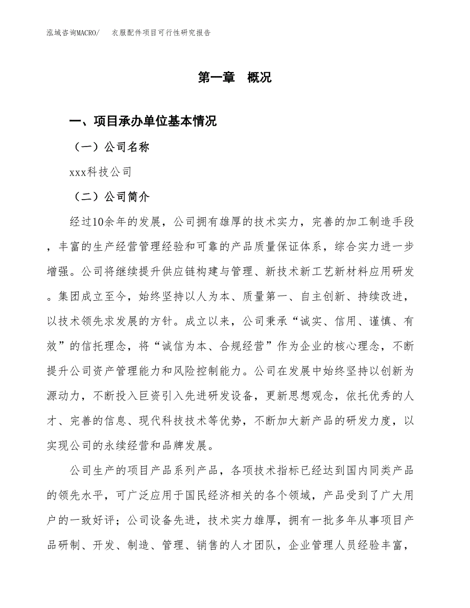 衣服配件项目可行性研究报告汇报设计.docx_第4页