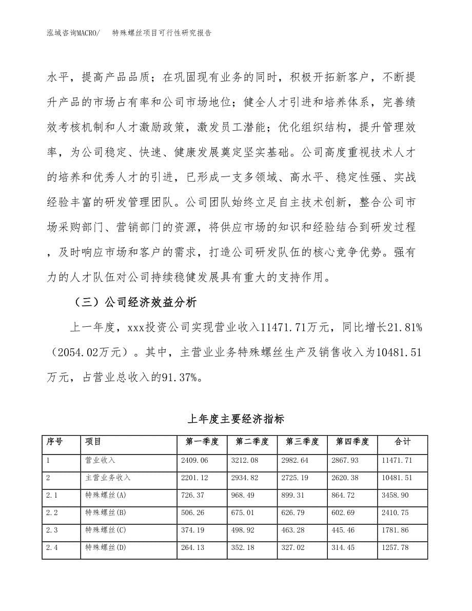 特殊螺丝项目可行性研究报告汇报设计.docx_第5页