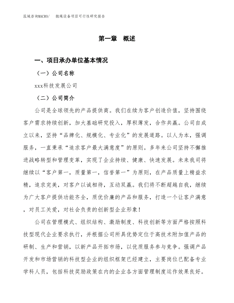 抛绳设备项目可行性研究报告汇报设计.docx_第4页