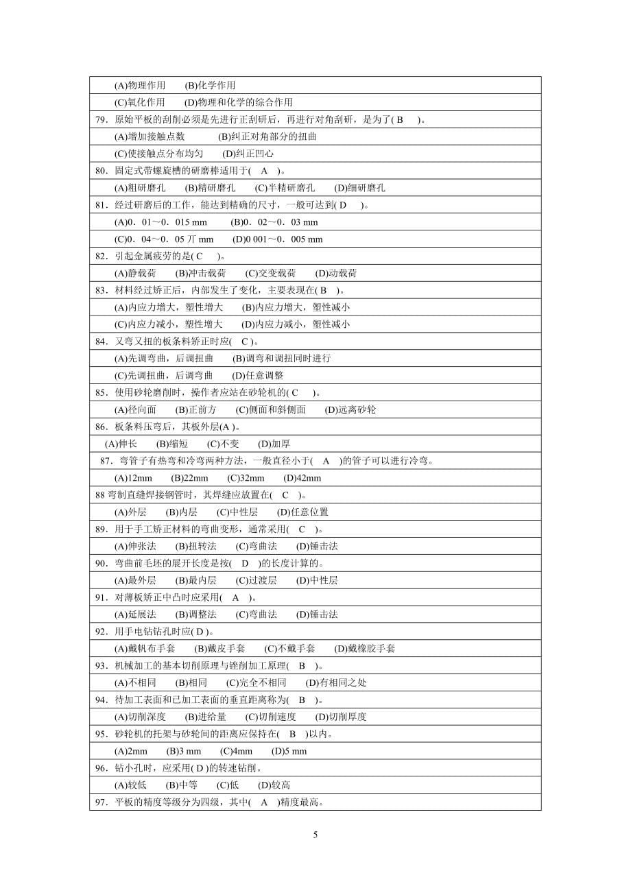 制动钳工(完整共145页)解析_第5页