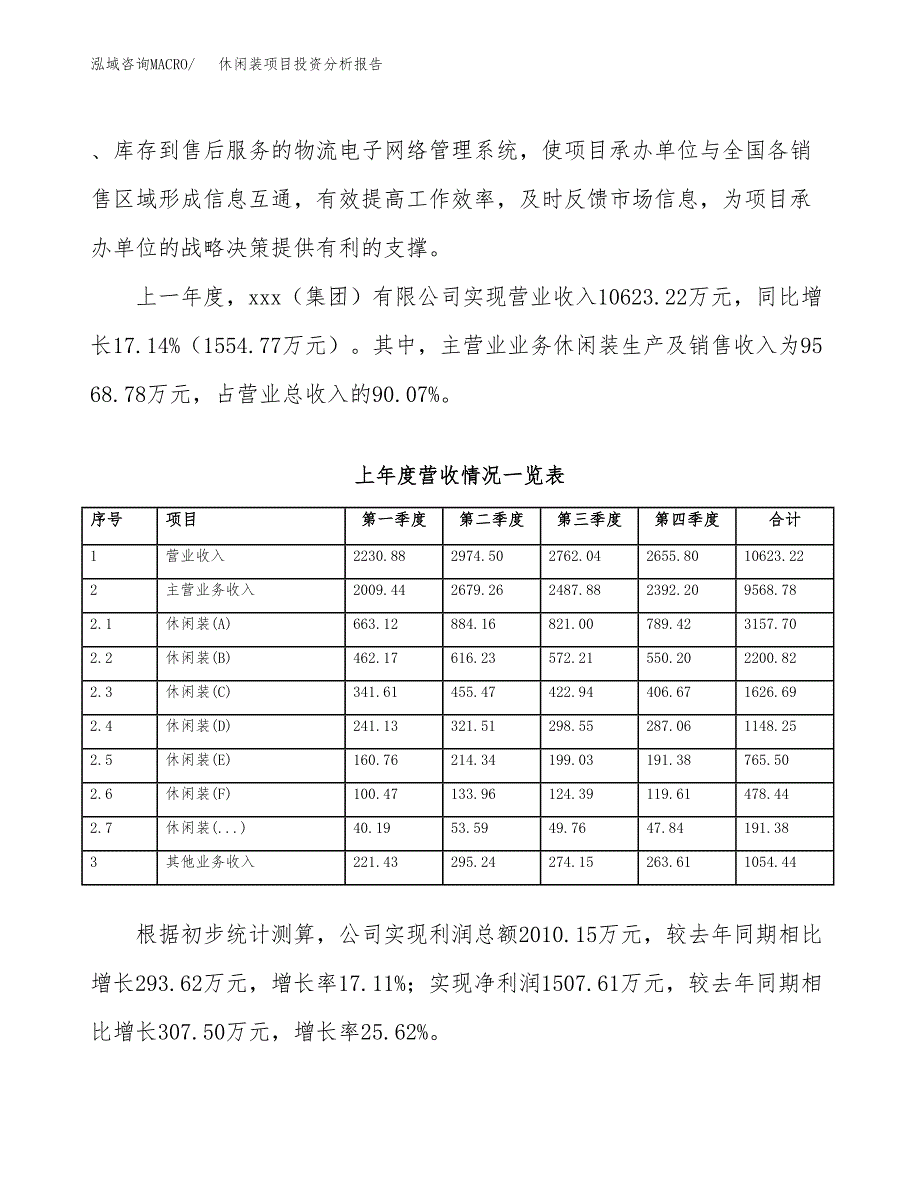 休闲装项目投资分析报告（总投资8000万元）（32亩）_第3页