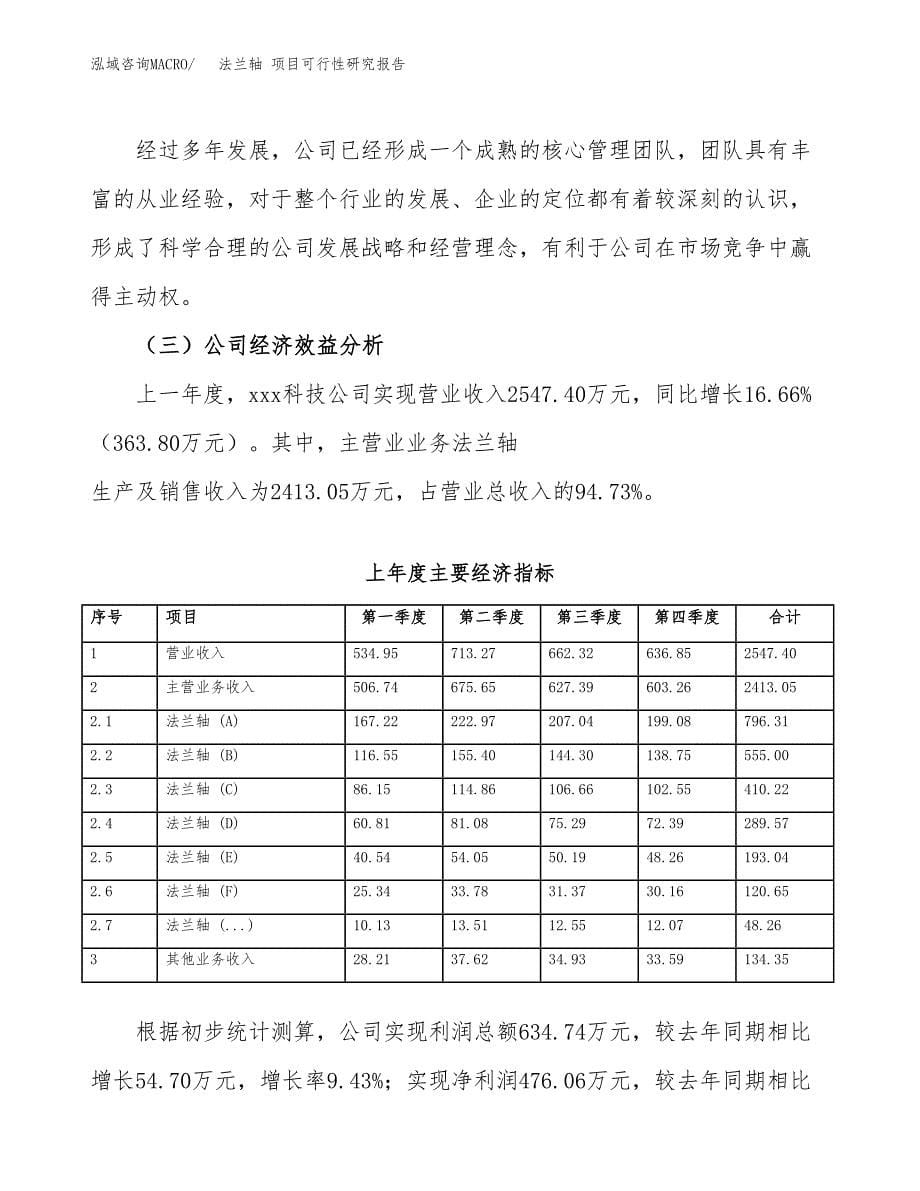 法兰轴 项目可行性研究报告汇报设计.docx_第5页